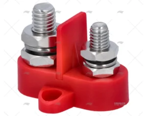 TERMINAL DOBLE ROJO M8-M10 C/ SEPARADOR TERMINAL DOBLE ROJO M8-M10 C/ SEPARADOR