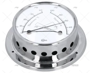 TERMO-HIGROMETRO INOX 83MM BARIGO