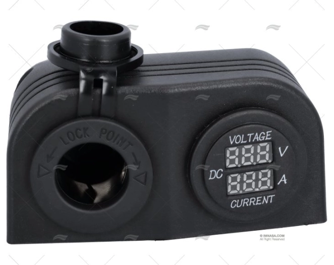 TOMA MECHERO+VOLT. + AMP. SUPERFICIE - Imagen 2