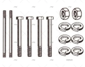 TORNILLO Y TUERCA COLECTOR MERC 165 CI BARR MARINE