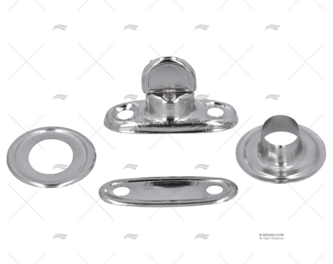 TORNIQUETE Y OJAL BRONCE CROMADO 1ud. TESSILMARE TORNIQUETE Y OJAL BRONCE CROMADO 1ud. TESSILMARE
