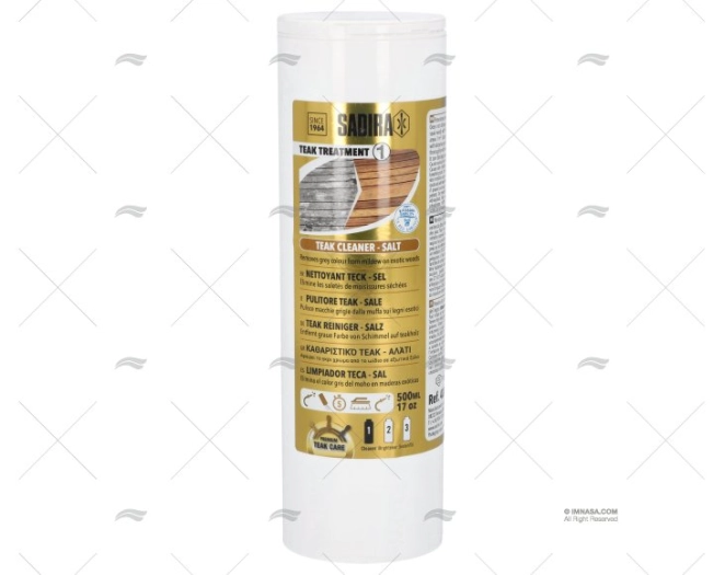 TRATAMIENTO SAL TECA LIMPIADOR N1 500ml SADIRA TRATAMIENTO SAL TECA LIMPIADOR N1 500ml SADIRA