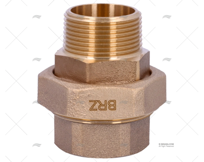 UNION MACHO-HEMBRA BRONCE 1″1/4 GUIDI UNION MACHO-HEMBRA BRONCE 1″1/4 GUIDI