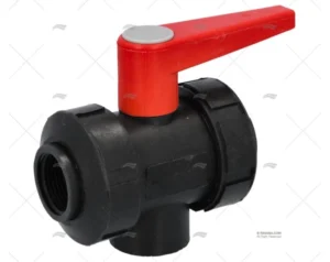 VALVULA  3 VIAS DOBLE UNION BSP  PPG 1″ RANDEX IBERICA