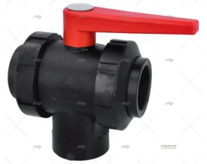 VALVULA  3 VIAS DOBLE UNION BSP  PPG 2″ RANDEX IBERICA