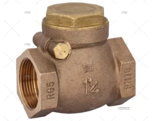VALVULA CON TAPA BRONCE 1″1/4 GUIDI