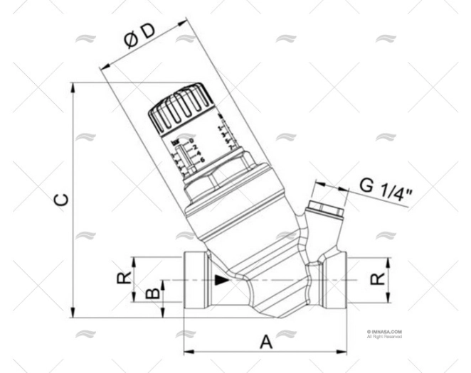 VALVULA REDUCCION PRESION 3/4" - Imagen 3