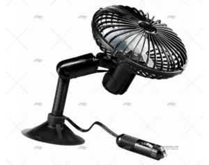 VENTILADOR NEGRO 12V VENTOSA VENTILADOR NEGRO 12V VENTOSA
