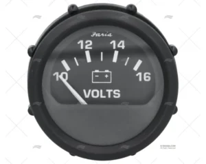 VOLTIMETRO 10-16V NEGRO FRN FARIA VOLTIMETRO 10-16V NEGRO FRN FARIA