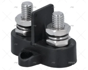 TERMINAL DOBLE NEGRO M8 C/ SEPARADOR TERMINAL DOBLE NEGRO M8 C/ SEPARADOR