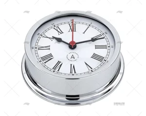 RELOJ HORARIO CROMADO 120mm AUTONAUTIC INSTRUMENTAL