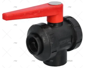 VALVULA  3 VIAS DOBLE UNION BSP  PPG 1″1 RANDEX IBERICA