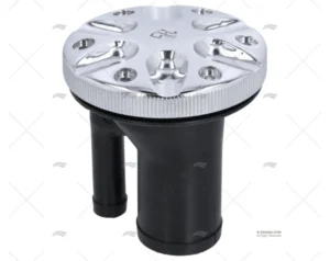 TAPON GAS RECTO CROMADO VENTILADO 1″1/2 PERKO