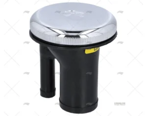 TAPON GAS RECTO CROMADO VENTILADO 1″1/2 PERKO