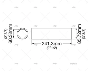 COJINETE LATON-GOMA 8AM 2″3/8 (3) CARAVEL