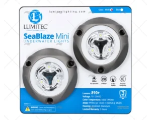 LUZ SUMERGIBLE 10-30V MINI LED BLANCO 2U LUMITEC