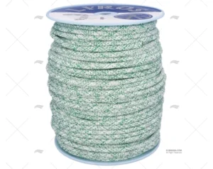 ESCOTA TOP GRIP 10mm BLANCO/VERDE 200m LIROS