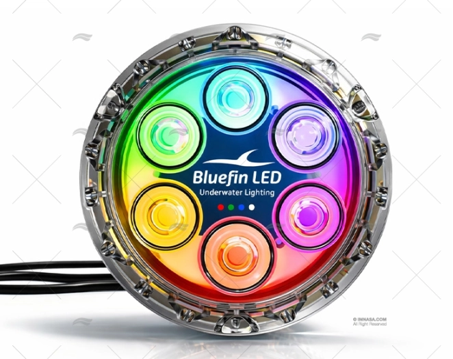 LUZ PIRANHA P6 6500LM 12/24V COLORES BR BLUEFIN LUZ PIRANHA P6 6500LM 12/24V COLORES BR BLUEFIN