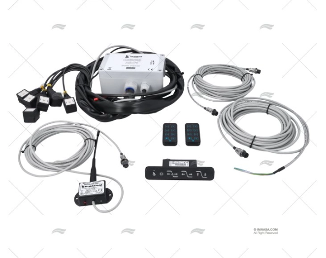 CAJA ELECTRONICA KIT C608 BOTONERA NEGRA BESENZONI