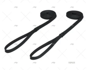 CABO P/DEFENSA NEGRO  08mm 1,5m PLANO LIROS