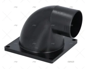 PLACA 90X90mm MACHON 90º 45mm PLASTICO