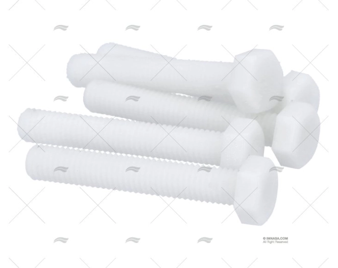 TORNILLO NYLON HEX.ROSCA 933N-8-50(5) TORNILLO NYLON HEX.ROSCA 933N-8-50(5)