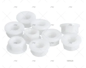 TUERCA HEX. NYLON C/COLLAR M6 (10) TUERCA HEX. NYLON C/COLLAR M6 (10)
